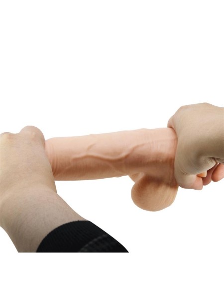sliding peau réaliste dildo 21.8 cm