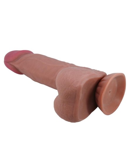 sliding peau réaliste dildo 21.8 cm