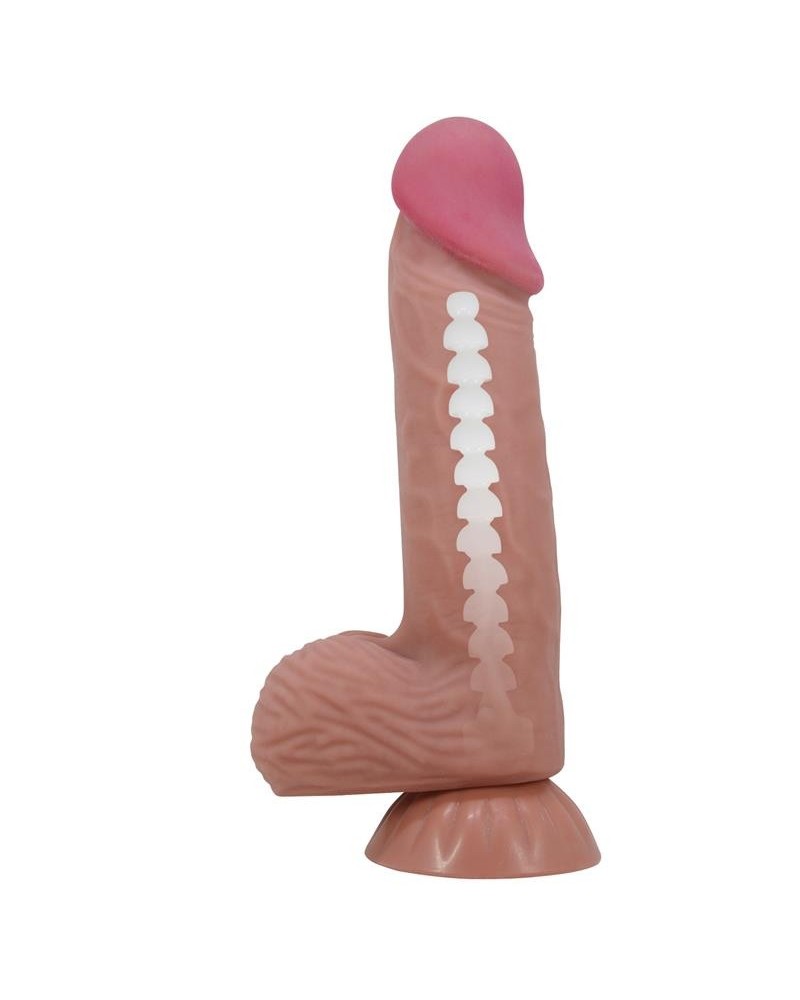 sliding peau réaliste dildo 20.6 cm