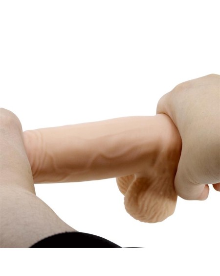 sliding peau réaliste dildo 19.4 cm