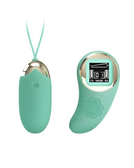 mina vibrant egg with digital screen remote control green