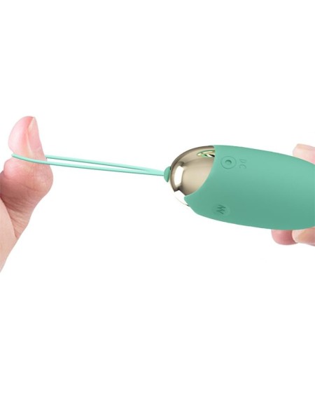 mina vibrant egg with digital screen remote control green