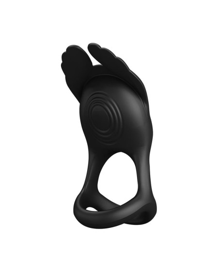 silas vibrant penis ring noir