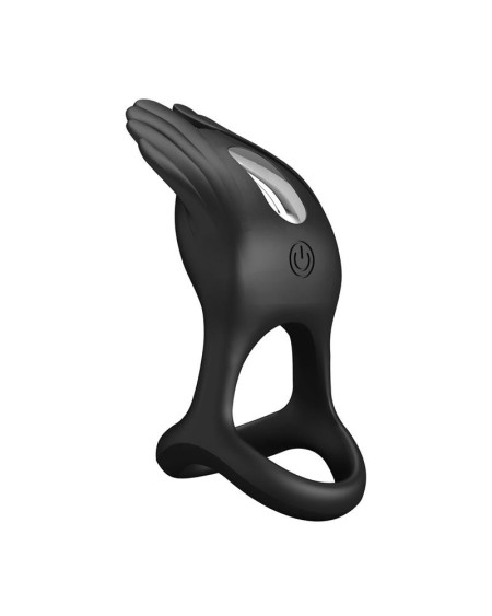 silas vibrant penis ring noir