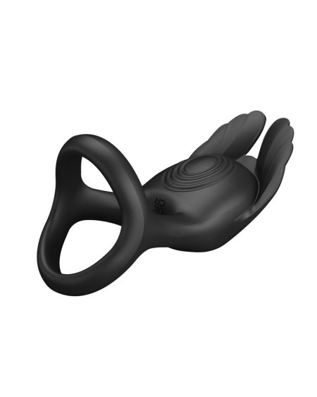 silas vibrant penis ring noir