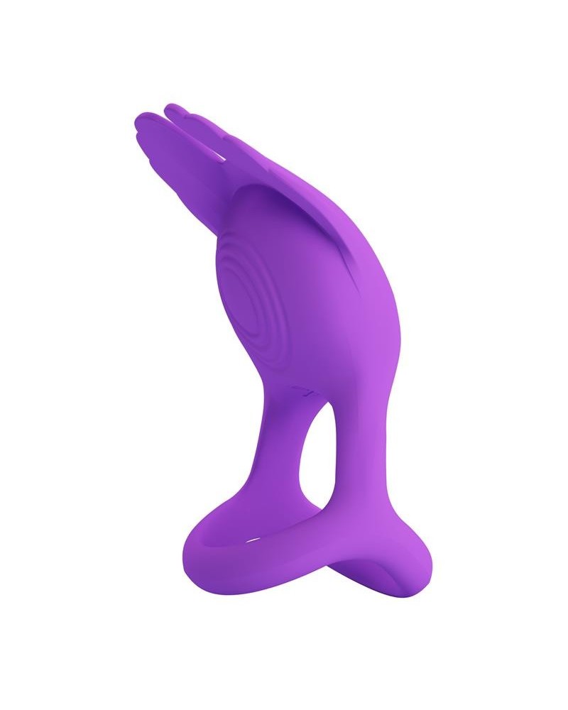 silas vibrant penis ring violet