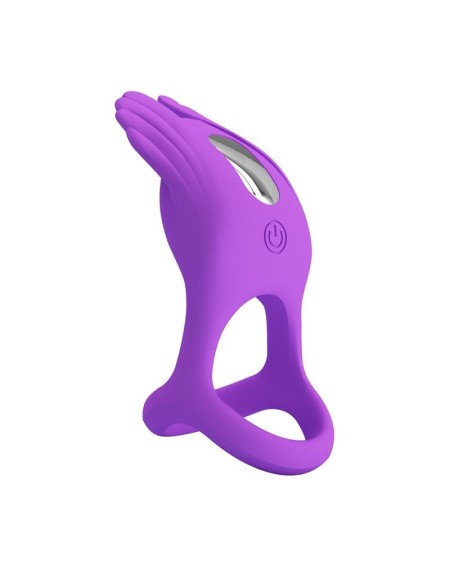 silas vibrant penis ring violet
