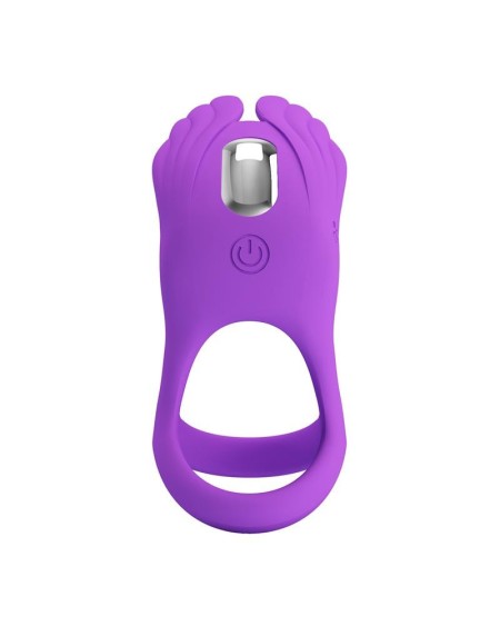 silas vibrant penis ring violet
