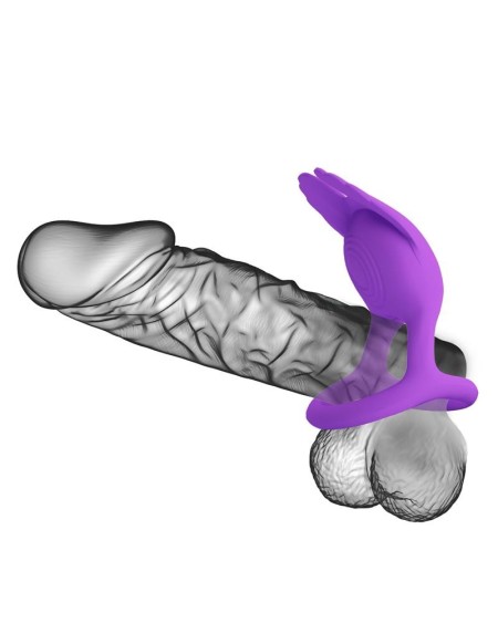 silas vibrant penis ring violet