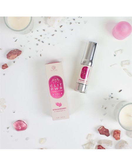clit pwr cltoris stimulating balm strawberry 15 ml
