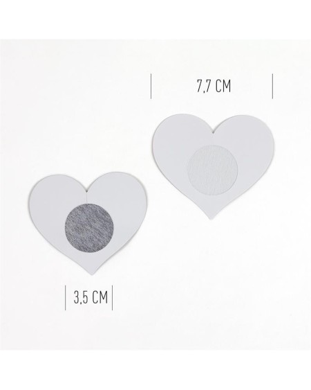 wow boobs! nipple covers heart shapped holographic