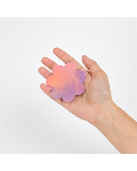 wow boobs! nipple covers flower shapped holographic