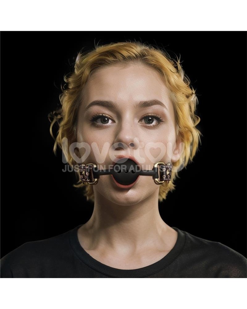 rebellion reign breathable silicone ball gag