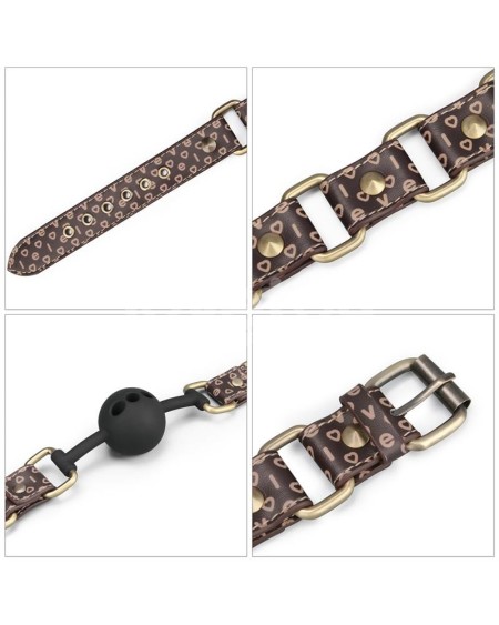 rebellion reign breathable silicone ball gag