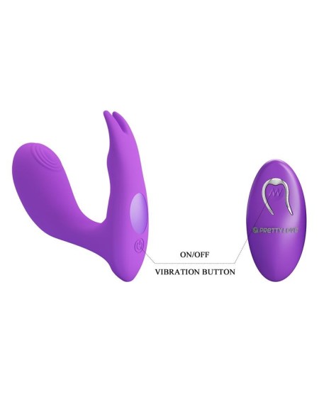 idabelle stimulator with vibration and pulsation remote control