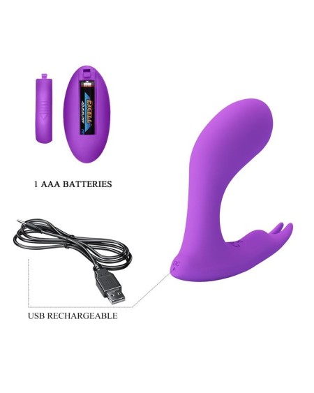 idabelle stimulator with vibration and pulsation remote control
