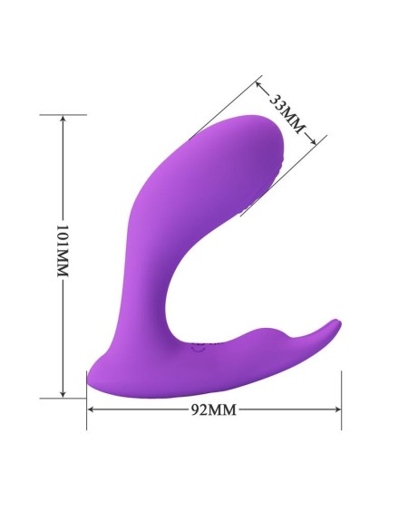 idabelle stimulator with vibration and pulsation remote control