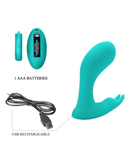 idabelle stimulator with vibration and pulsation remote control