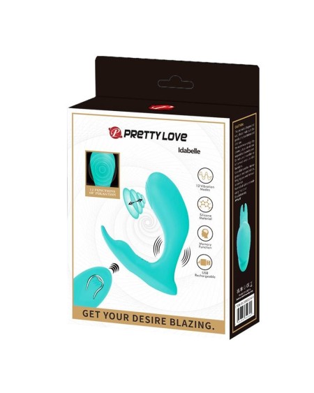 idabelle stimulator with vibration and pulsation remote control