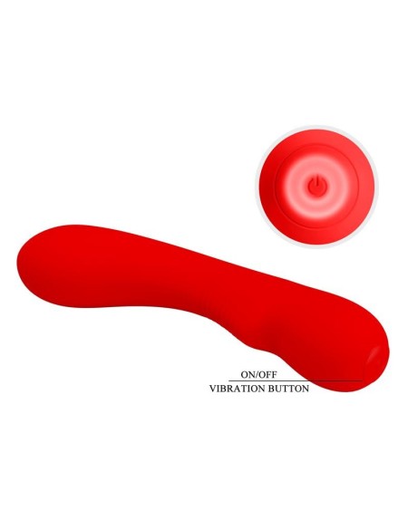 prescott vibrator usb silicone red