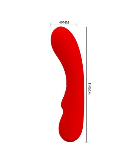 prescott vibrator usb silicone red