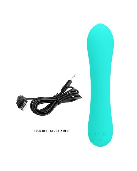 prescott vibrator usb silicone green