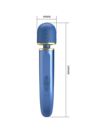 vibrant wand usb silicone blue