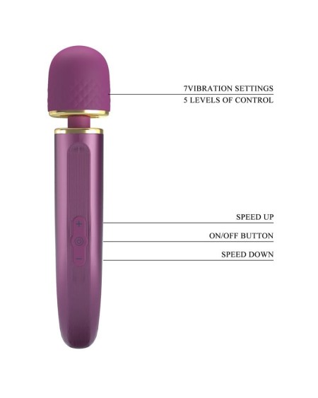 vibrant wand silicona violet