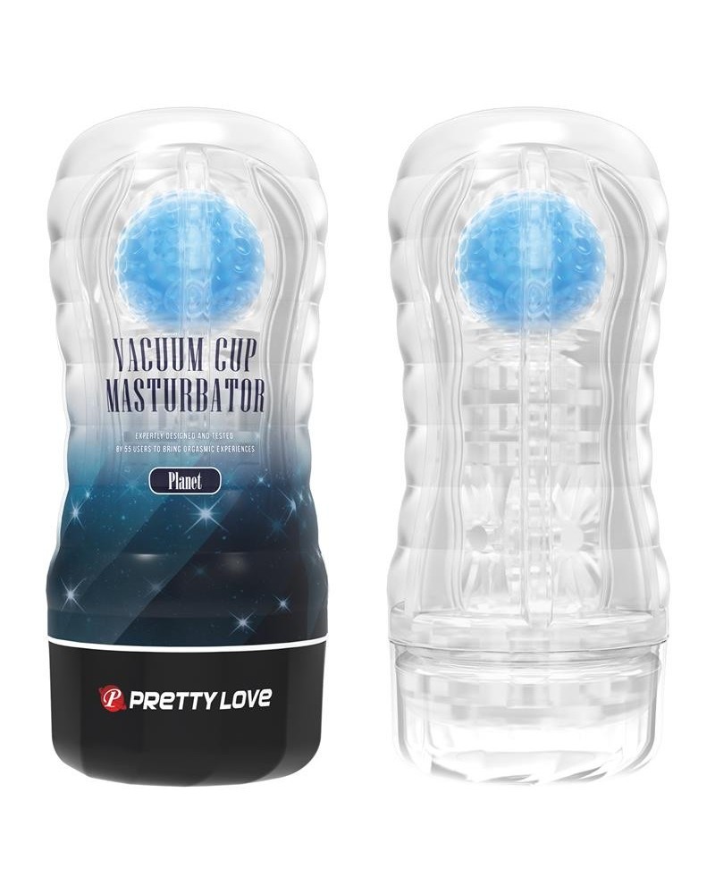 planet ball-rolling masturbator cup blue
