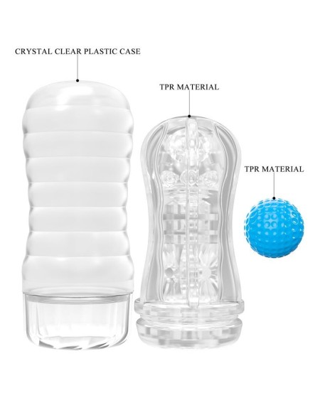 planet ball-rolling masturbator cup blue