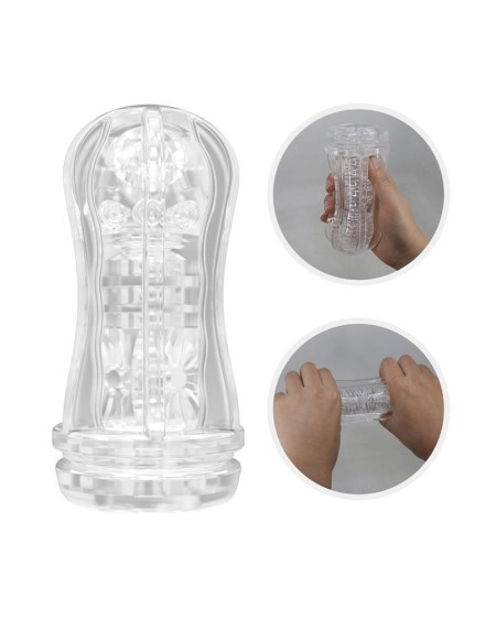 planet ball-rolling masturbator cup blue