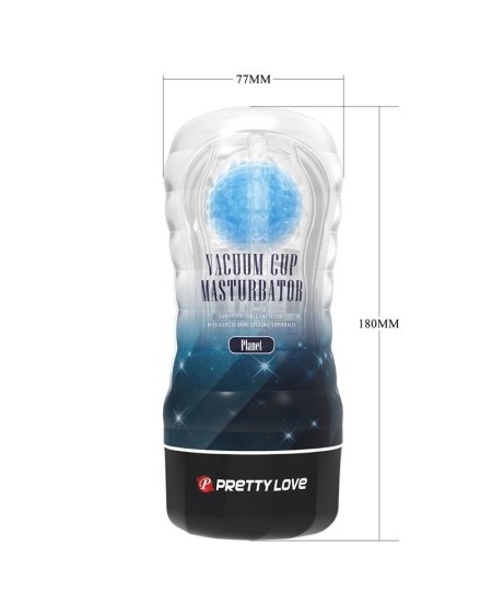 planet ball-rolling masturbator cup blue