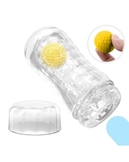 stellar ball-rolling masturbator cup yellow