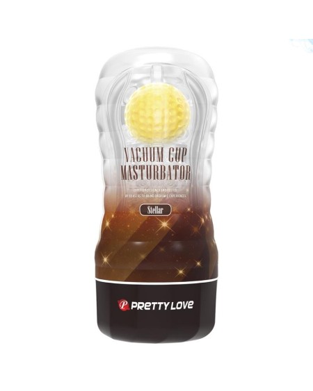 stellar ball-rolling masturbator cup yellow