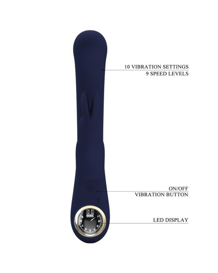 lamar vibrator g-spot rabbit dark blue