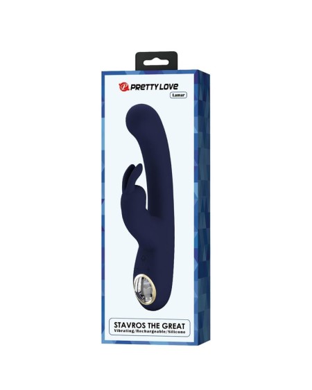 lamar vibrator g-spot rabbit dark blue