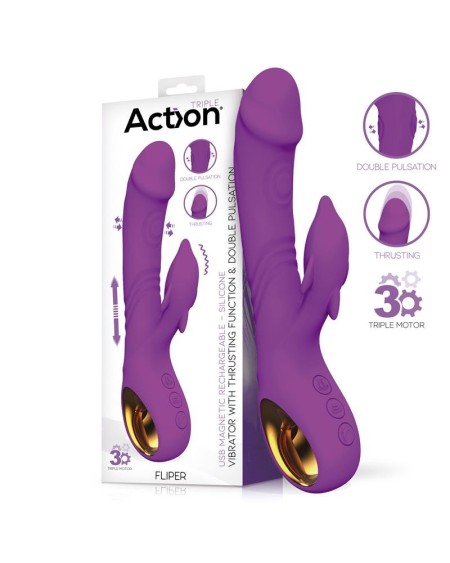 fliper vibe with thrusting and doble pulsation 3 motors