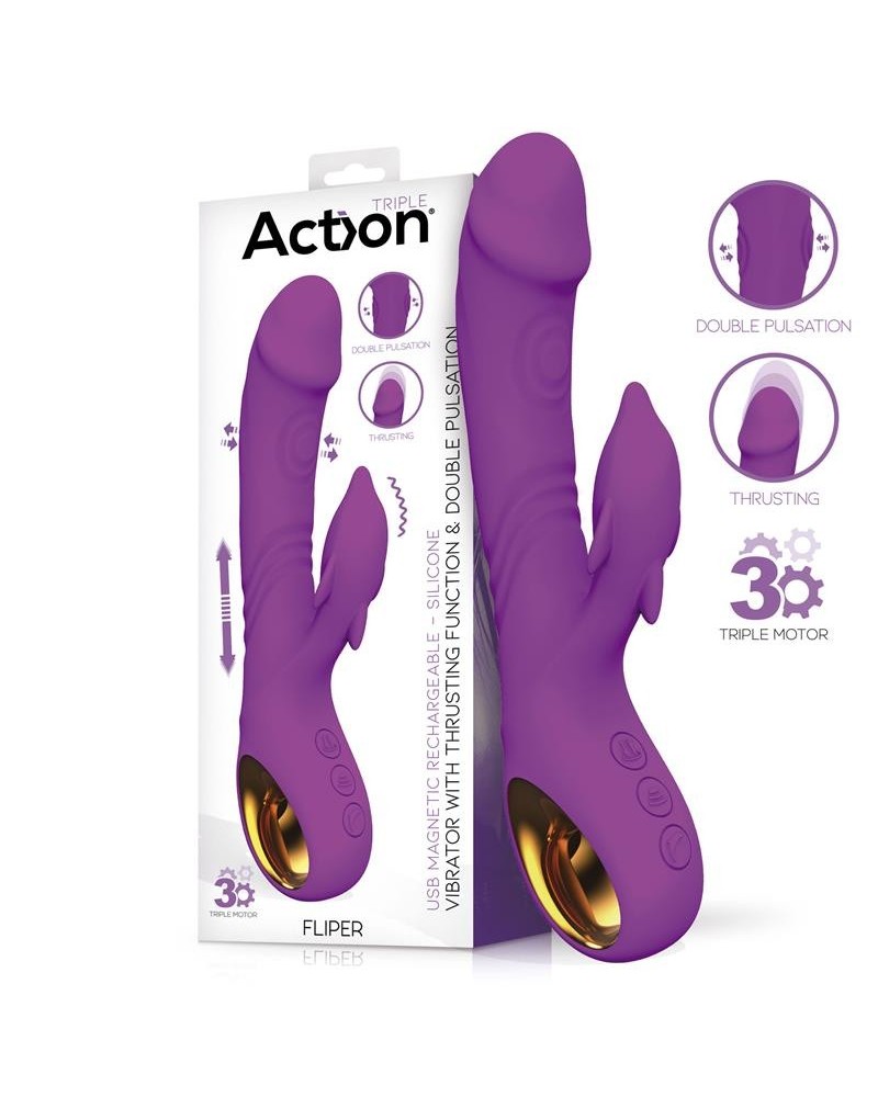 fliper vibe with thrusting and doble pulsation 3 motors