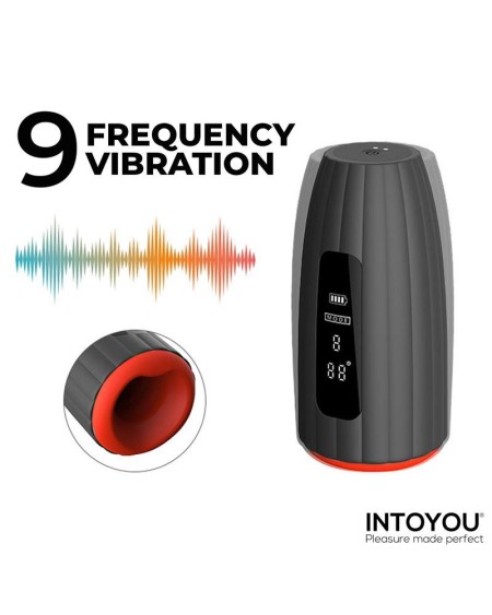 karter advanced masturbator with vibration, heat and digital screen