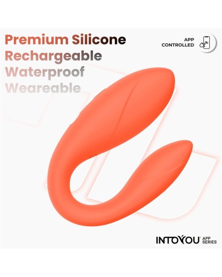 couple toy with app flexible silicone salmon