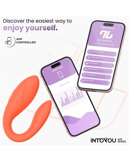couple toy with app flexible silicone salmon