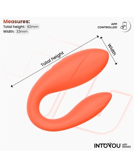 couple toy with app flexible silicone salmon