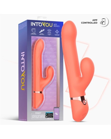 mindy vibe with up and down beads ring, finger and pulsation with app