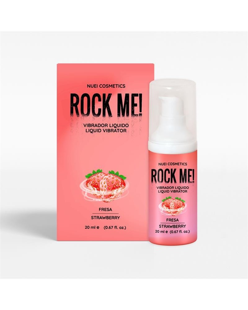 rock me! liquid vibrator strawberry 20 ml