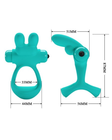 vibrant penis ring passionate dante green