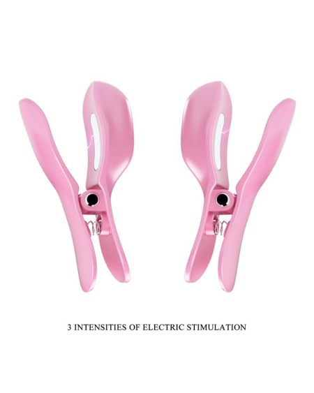 surprise box vibrant egg and electric shock nipple clamps rose
