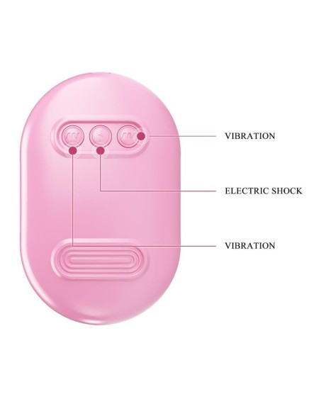 surprise box vibrant egg and electric shock nipple clamps rose