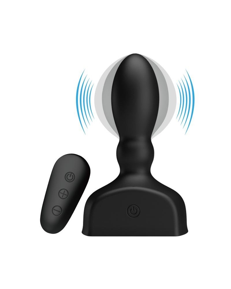 inflatable butt plug with remote control mr. play