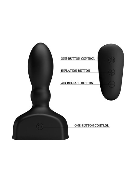inflatable butt plug with remote control mr. play