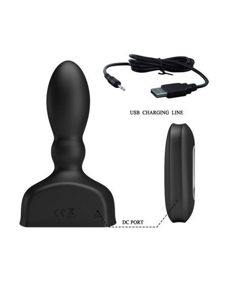 inflatable butt plug with remote control mr. play